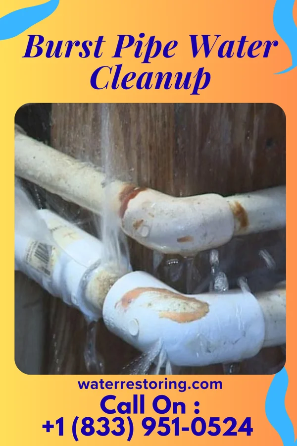 Burst Pipe Water Cleanup in Bluejacket, OK